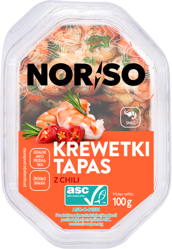 Krewetki tapas chili