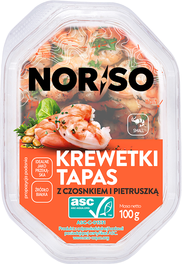 Krewetki tapas czosnek