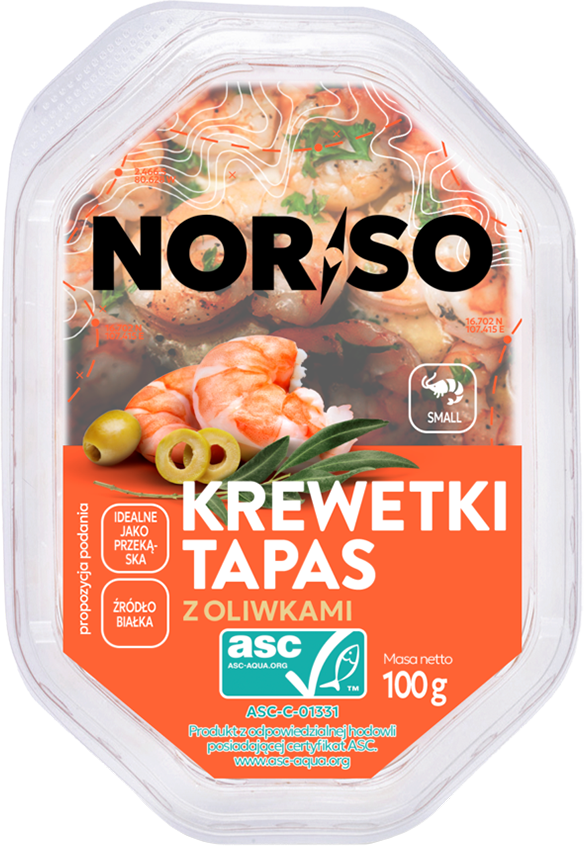 Krewetki tapas oliwki