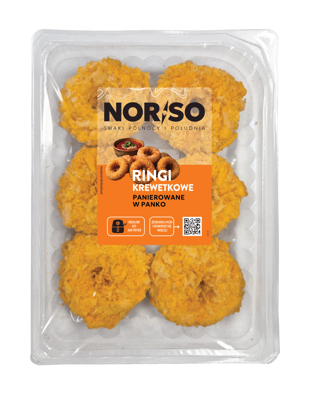 Ringi krewetkowe panierowane w panko