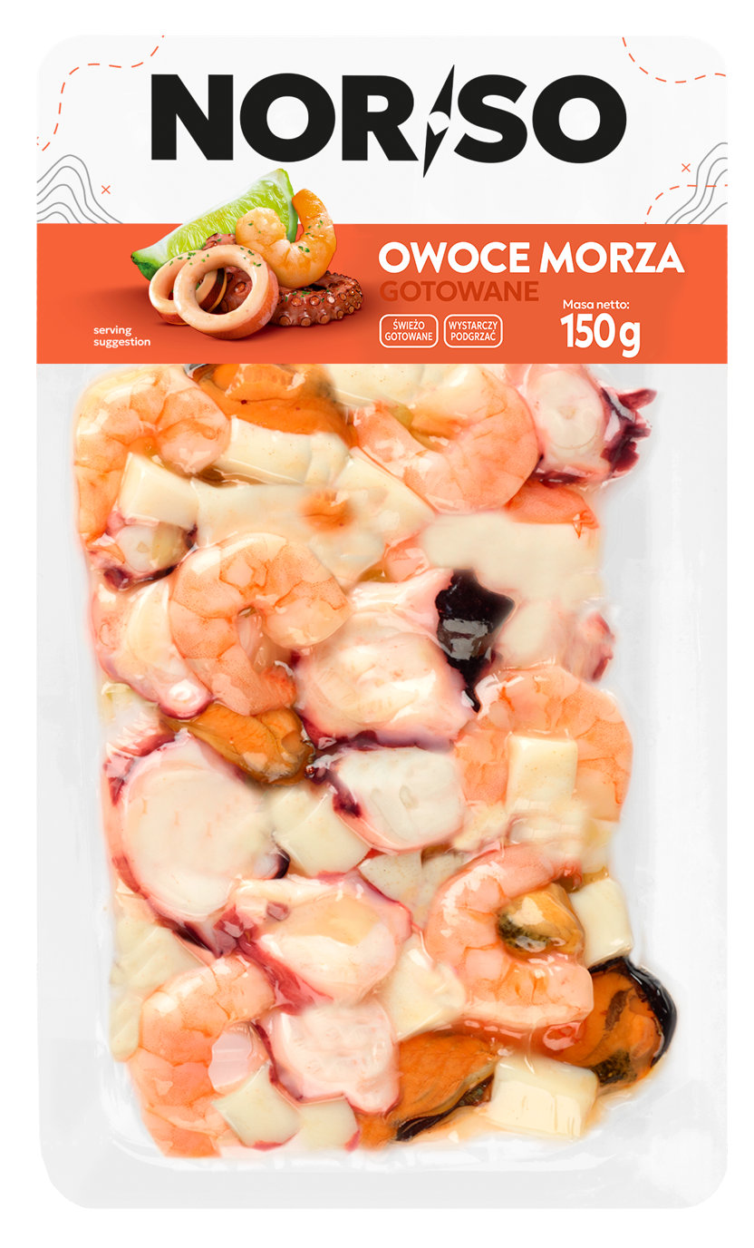 Owoce morza gotowane