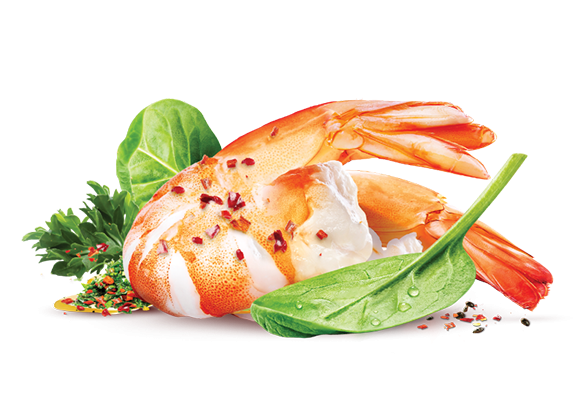 Apetizer krewetki surowe