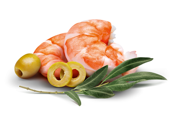 Apetizer krewetki tapas