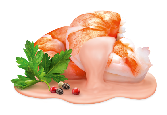 Apetizer krewetki w sosach